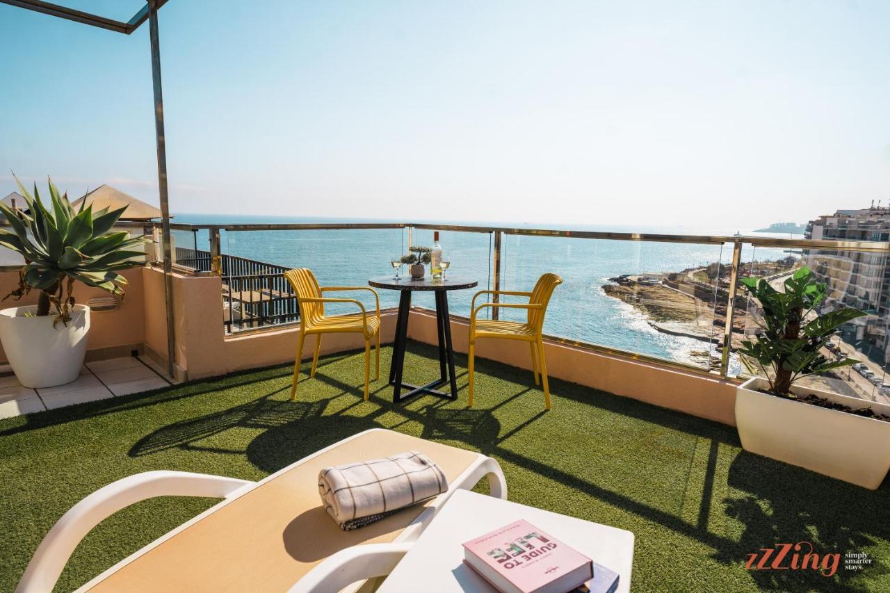 Gorgeous Seaviews From A Stunning Sliema Studio Экстерьер фото