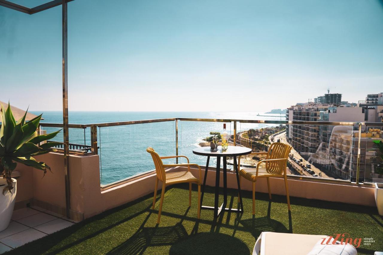 Gorgeous Seaviews From A Stunning Sliema Studio Экстерьер фото