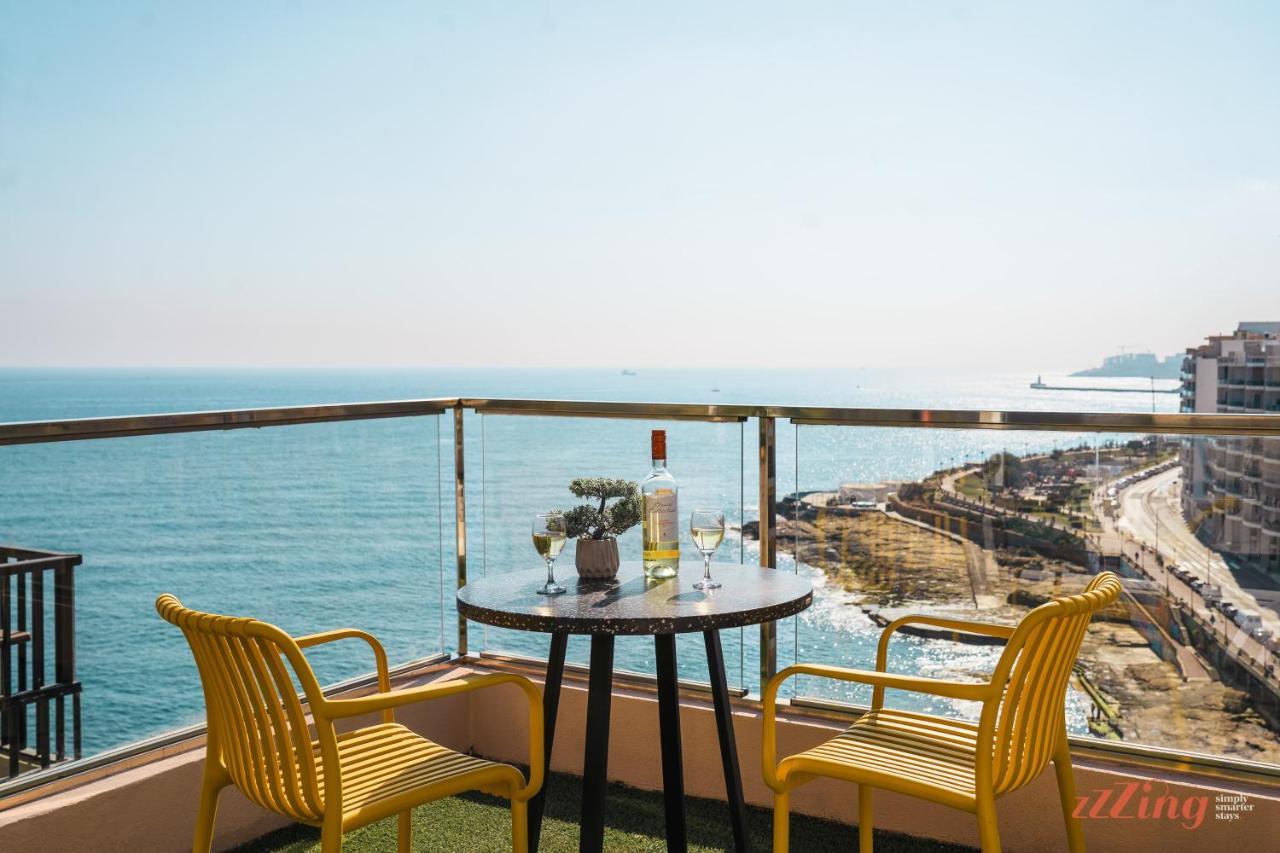 Gorgeous Seaviews From A Stunning Sliema Studio Экстерьер фото